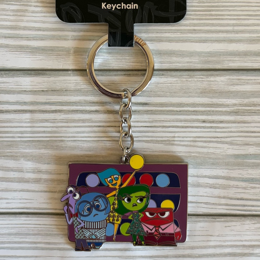 💜Loungefly Inside Out Core Memory Group Keychain
